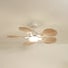 Anémone teinté Chêne | Ventilateur de plafond