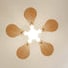 Anémone teinté Chêne | Ventilateur de plafond