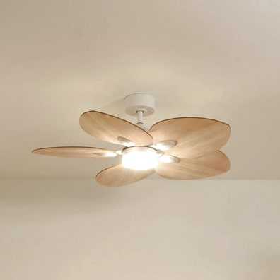 Dahlia teinté Chêne | Ventilateur de plafond – Ø 109 cm
