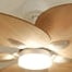Lotus teinté Chêne | Ventilateur de plafond